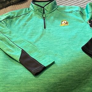 Green Quarter-Zip Sweatshirt